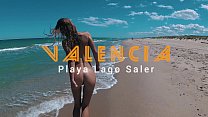 Russin Sasha Bikeyeva - Ich bin nackt und wunderschön am Lago Saler Strand in Valencia