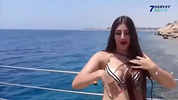 An Egyptian woman dances with Maya Khalifa and they have sex with each other
