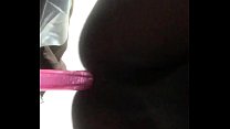 Sexy Ebony Shemale Plays With Anal