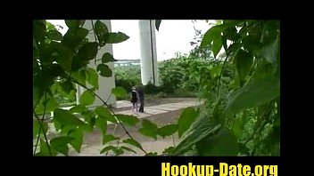 Hookup amateur babe having sex in public