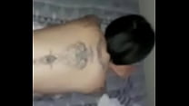 Argentina tatuada anal