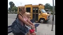 Горячий бой в автобусе