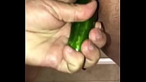 Sticking a cucumber up my ass