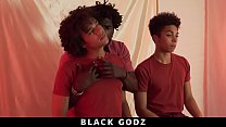 BlackGodz - Derek Cline wird von einem schwarzen Gott barebacked