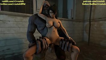 Momiji fucked hard by Cyclop Monster 3D Animation