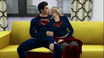 Superman baise Supergirl après avoir vaincu les méchants DC PORN