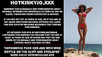 Hotkinkyjo fuck her ass with bottle on the sunny cliff and prolapse