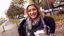 Chica turca alemana hace reuniones de sexo en la calle al aire libre EroCom Date perra desagradable