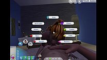 Ebony POV VR Sims Porno mit WickedWhims wünderbar