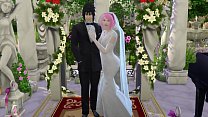 Sakuras Hochzeit Teil 1 Naruto Hentai Netorare Frau im Hochzeitskleid betrogen Ehemann Cuckold Anim