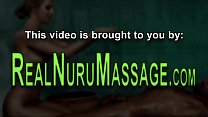 Milf masseuse wam in nuru gel sucks and fucks