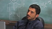 Stud Lehrer schlagen Twink geilen Schüler mit niedlichen Arschloch
