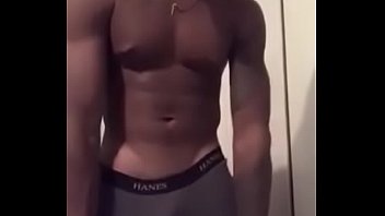Black Teen works out and stretch’s  XL BBC (onlyfans.com/Handsomedevan)