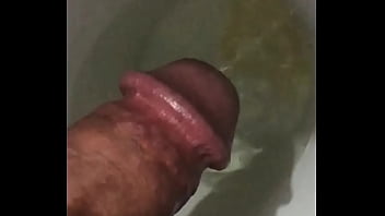 cock pissing horny