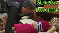 Папа чертов спать дочь после просмотра ее сна и мастурбирует рядом с ней в кресле - порно видео - взрослый фильм