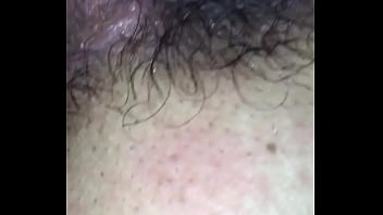 Eating the tight hairy pussy of the little bitch girlfriend