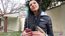 GERMAN SCOUT - SMALL ASS BLUE EYES TINY TEEN ADELLE TALK TO FUCK AT STREET PICKUP