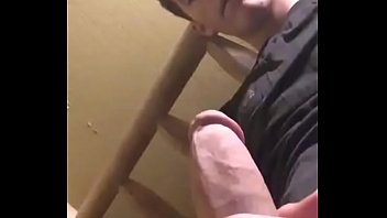 young man jacking off