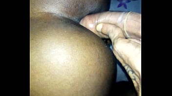 Anal penetration of a beautiful black ass