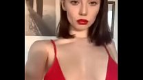 Sexy as fuck brunette teasing her viewers on periscope