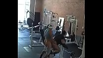 Hotties fuck at the gym before other customers arrive
