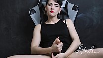 JOI - Guided Handjob with Strapon/ Pegging - Lady Snow Brazil (complete in RED)