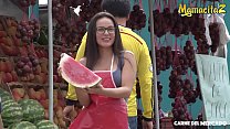 MAMACITAZ - #Jenifer Valencia - Freche Latina Hardcore Banged, nachdem ein Kerl für sie alle Marktprodukte bezahlt