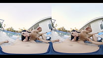 VRConk Sweet pinup wifey sucking cock by the pool VR Porn