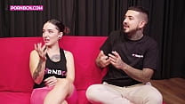 first profesional scene casting and interview real teen couple fucking hardcore 4K hardcore