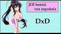 JOI audio hentai avec Akeno de DxD. Elle rit de votre pénis.