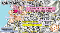 Santa Marta, Colombia, Sex Map, Street Prostitution Map, Massage Parlours, Brothels, Whores, Escort, Callgirls, Bordell, Freelancer, Streetworker, Prostitutes