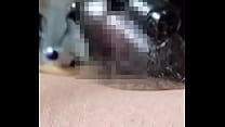 [Selfie masturbación] Eyaculación con vibrador