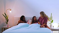 Hot Girl Finds Her And BFF In Her Bed!