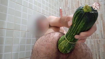 Jammed the zucchini in the tail