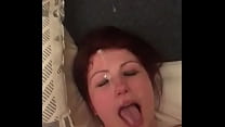 First BangTinder.com date girl begs for my cum on her face