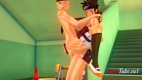 Naruto Yaoi Hentai 3D Uzumaki baise Sasuke Uchiha Wile Kiba baise Naruto et creampie dans le cul - Gay Animation Hard Sex