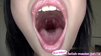Japanische asiatische Zunge Spucke Gesicht Nase lecken saugen küssen Handjob Fetisch - Mehr bei fetish-master.net