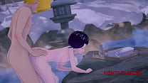 Boku No Hero Hentai - Denki Fode Jiro em uma HotSpring - My Hero Academia Porn Video 3D