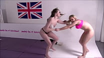 Combinação de sutiã e calcinha (luta de luta livre) w, o perdedor fica amarrado em uma fralda (fralda) !! ~ Big-Ass Brook Logan vs Jessica Morgan | (Maio de 2021)