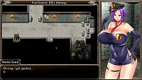 Karryns Gefängnis [RPG Hentai-Spiel] Ep.1 Der neue Aufseher hilft dem Wachmann, auf dem Boden zu wichsen