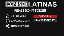 exposedlatinas -  Beautiful and horny Latina MILF gets her ass fucked hard while she screams loud