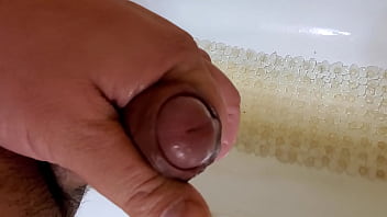 Golden Shower and Cum in the Shower