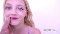 Skinny Teenie gets tight pussy creampied at audition 13 min