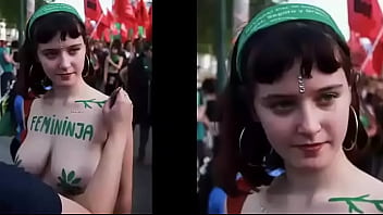 Whoja, feminista argentina tetona