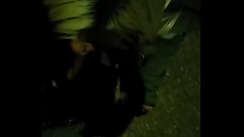 Sucking cock in the street and the neighbor enters haha