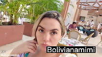 Good morning Cartagena.... no pantys and masturbating at the hotel  Full video on bolivianamimi.tv