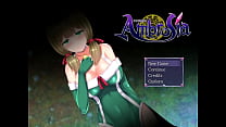 Ambrosia [RPG Hentai game] Ep.1 Sexy nun fights naked cute flower girl monster