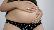 Lena Pregnant Belly Worship