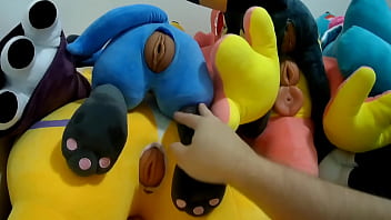 Fucking and Cumming in 6 Plush Pussies