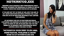 Hotkinkyjo Penetrazione anale con dildo profondo 99 cm, prolasso e altro